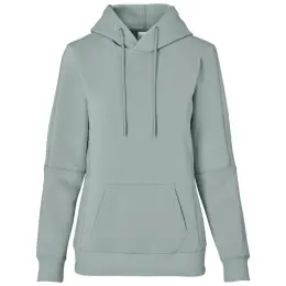 Ladies Vital Hooded Sweater Sage Front